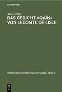 Das Gedicht »Qaïn« von Leconte de Lisle