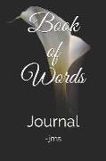 Book of Words: Journal