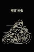 Notizen: Männer Jungen Motorrad Notizbuch - Für Meine Gedanken: Das Besondere Einschreibbuch Tagebuch - Notebook - Skizzen - Bl