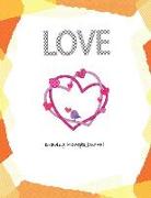 Love Drawing Prompts Journal: Color Interior, 8.5x11 40 Pages, for Kids, Tweens, Teens, and Adults