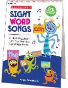 Sight Word Songs: Flip Chart & CD: 25 Playful Piggyback Tunes That Teach the Top 50 Sight Words [With CD]