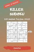 Master of Puzzles - Killer Sudoku 200 Medium Puzzles 10x10 Vol. 16