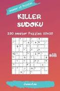 Master of Puzzles - Killer Sudoku 200 Master Puzzles 10x10 Vol. 18