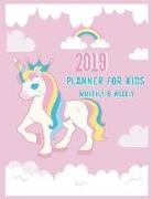 2019 Planner for Kids: 2019 Planner Weekly and Monthly for Kids: Academic Year Calendar Schedule Appointment Organizer and Journal Notebook t