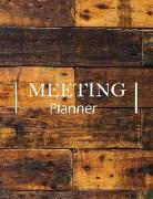 Meeting Planner: Business Meeting Planning Journal Marketing Strategy Office Company Consult Agenda Goals Improvement Solutions Process