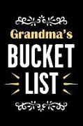 Grandma's Bucket List: Journal and Notebook with Guided Prompts for Tracking Adventures Experiences and Life Goals