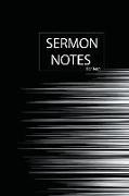 Sermon Notes for Teen: Black Prayers Notebook Writing Record Topic Date Speaker Scripture