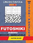 400 Futoshiki Sudoku and Hitori Puzzles. Medium - Hard Levels: 17x17 + 18x18 Hitori Puzzles and 9x9 Futoshiki Medium - Hard Levels. Holmes Presents a
