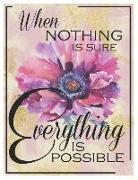 Everything Is Possible Oversized 8.5x11, 150 Page Lined Blank Journal Notebook: Notebook for Adults and Teens, Writers. Use for Journaling, Note Takin