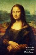 Da Vinci Notizbuch: Mona Lisa - Trendy Liniertes Notizbuch - Softcover, 120 Seiten