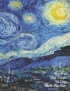 Vincent Van Gogh 90 Day Goal Planner: The Starry Night - Set Yourself Up for Success - 3 Month Organizer to Achieve Your Goals - Quarterly Planner wit