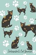 Tortoiseshell Cat Journal: Cute Cat Journal Lined Paper