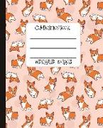 Wide Ruled Composition Book: Cutest Corgi Composition Notebook for School, Work, or Home! Keep Your Notes Organized and Your Favorite Dog on Displa