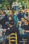 Renoir Notizbuch: Ball Im Restaurant Moulin de la Galette - Trendy Liniertes Notizbuch - Softcover, 100 Seiten