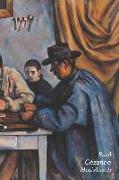 Paul Cézanne Notizbuch: Die Kartenspieler - Trendy Liniertes Notizbuch - Softcover, 100 Seiten