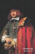 Rembrandt Notizbuch: Bildnis Des Jan Six - Rembrandt Van Rijn - Trendy Liniertes Notizbuch - Softcover, 100 Seiten