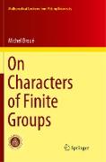 On Characters of Finite Groups