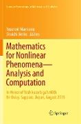Mathematics for Nonlinear Phenomena — Analysis and Computation