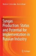 Syngas Production: Status and Potential for Implementation in Russian Industry