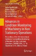 Advances in Condition Monitoring of Machinery in Non-Stationary Operations