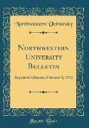 Northwestern University Bulletin