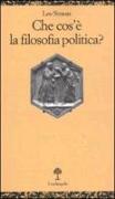 Che cos'è la filosofia politica?