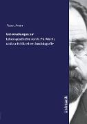 Untersuchungen zur Lebensgeschichte von K. Ph. Moritz und zur Kritik seiner Autobiografie