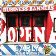 We Love Reading Street Signs: Business Banners