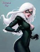Sketchbook Plus: Superhero Girls: 100 Large High Quality Sketch Pages (Black Kitty Cat)