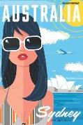 Sydney Australia: Summer Time Blank Sketchbook Notepad Drawing and Writing Journal