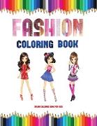 Online Coloring Book for Kids (Fashion Coloring Book): 40 fashion coloring pages