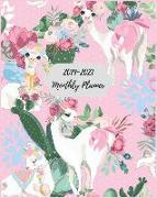 2019-2021 Monthly Planner: Cute Llamas and Cactus 3 Year Calendar Planner - 2019-2021 Monthly Schedule Organizer Three Year Calendar Planner, 36