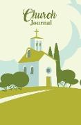 Church Journal: 120-Page Blank, Lined Writing Journal for Christians - Makes a Great Gift for Men, Women and Kids (5.25 X 8 Inches / W