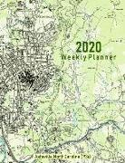 2020 Weekly Planner: Asheville, North Carolina (1936): Vintage Topo Map Cover