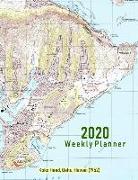 2020 Weekly Planner: Koko Head, Oahu, Hawaii (1952): Vintage Topo Map Cover