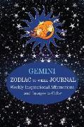 Gemini Zodiac 30 Week Journal: Weekly Inspirational Affirmations and Images to Color