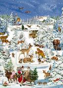 A4-Wandkalender - Tiere in Schneelandschaft