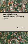 Biographical Memoirs - National Academy of Sciences Vol XXV