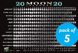 2020 Moon Calendar Card (5 pack)