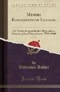 Meners Konversations-Lexikon, Vol. 20