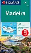 KOMPASS Wanderkarte 234 Madeira 1:50.000