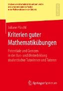 Kriterien guter Mathematikübungen