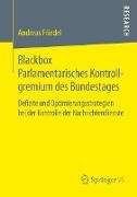 Blackbox Parlamentarisches Kontrollgremium des Bundestages