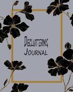 Decluttering Journal: A 48-Week House Cleaning Planner & Organizer - Flex Flowers Black-1