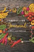 Bright Line Journal: A Daily Food Planner 120 Days Organize and Track Meals with Ble Weight Loss Program Breakfast, Lunch, Dinner