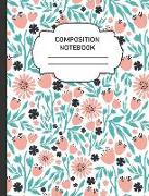 Composition Notebook: College Ruled Narrow Line Comp Books for School - Tulips Are My Favorite