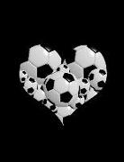 Soccer Heart Composition Book: 8.5 X 11 College Ruled Line Paper with 200 Pages (100 Sheets)