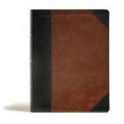 CSB Tony Evans Study Bible, Black/Brown Leathertouch