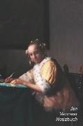Jan Vermeer Notizbuch: Briefschreiberin in Gelb - Perfekt Für Notizen - Modisches Tagebuch - Ideal Für Die Schule, Studium, Rezepte Oder Pass