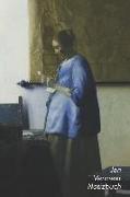 Jan Vermeer Notizbuch: Briefleserin in Blau - Modisches Tagebuch - Ideal Für Die Schule, Studium, Rezepte Oder Passwörtern Zu Schreiben - Per